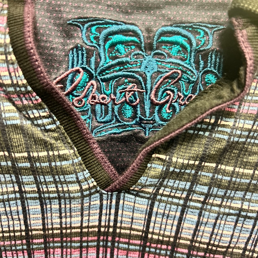 Multicolor V-Neck Top